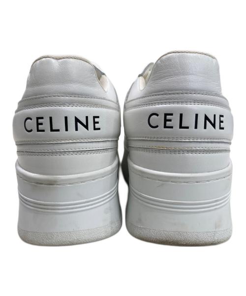 CELINE（セリーヌ）CELINE (セリーヌ) ブロックスニーカー ホワイト サイズ:24㎝24(38)の古着・服飾アイテム