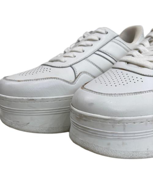 CELINE（セリーヌ）CELINE (セリーヌ) ブロックスニーカー ホワイト サイズ:24㎝24(38)の古着・服飾アイテム