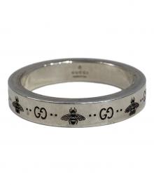 GUCCI（グッチ）の古着「GG&ビー スリムリング」｜シルバー