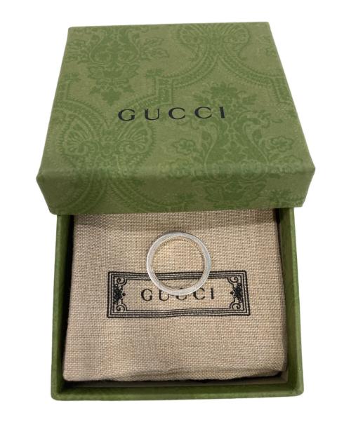 GUCCI（グッチ）GUCCI (グッチ) GG&ビー スリムリング シルバー サイズ:18の古着・服飾アイテム