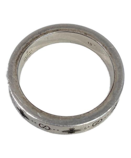 GUCCI（グッチ）GUCCI (グッチ) GG&ビー スリムリング シルバー サイズ:18の古着・服飾アイテム