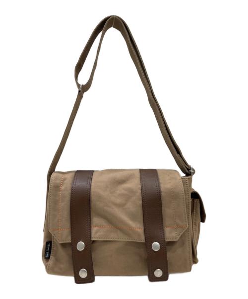 PAUL SMITH（ポールスミス）PAUL SMITH (ポールスミス) キャンバスショルダーバッグ ベージュの古着・服飾アイテム