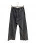 NO ID. (ノーアイディー) フラップZIPワイドパンツ ブラック サイズ:1：5000円