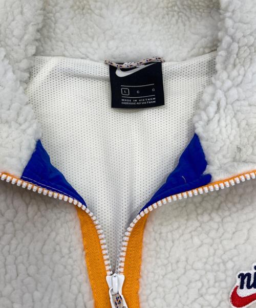 NIKE（ナイキ）NIKE (ナイキ) ジャケット ホワイト×ブルー サイズ:Lの古着・服飾アイテム