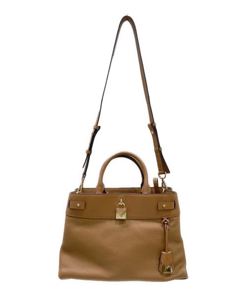 MICHAEL KORS（マイケル・コース）MICHAEL KORS (マイケル・コース) 2WAYバッグ ベージュの古着・服飾アイテム