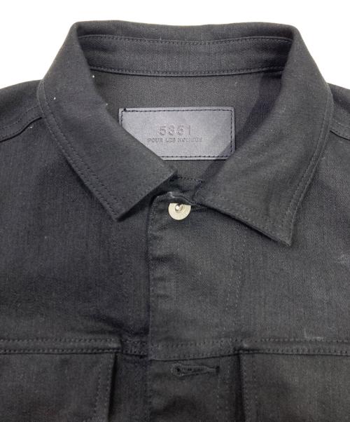 5351 pour les hommes（5351プールオム）5351 pour les hommes (5351プールオム) デニムジャケット ブラック サイズ:48の古着・服飾アイテム