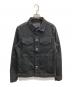 5351 pour les hommes（5351プールオム）の古着「デニムジャケット」｜ブラック