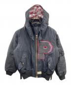 PINK HOUSEピンクハウス）の古着「フライトジャケット」｜ブラック