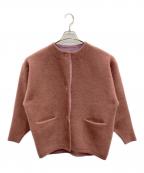 LAGUNA MOONラグナムーン）の古着「CHNラクーンニットカーディガン」｜ピンク