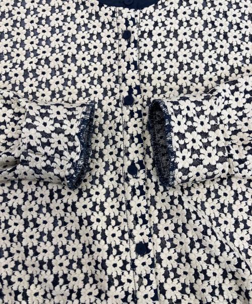CLANE（クラネ）CLANE (クラネ) 3D FLOWER LACE CARDIGAN ベージュ サイズ:2の古着・服飾アイテム