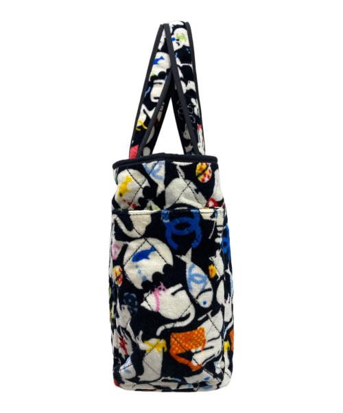 CHANEL（シャネル）CHANEL (シャネル) トートバッグ ブラック×ホワイトの古着・服飾アイテム