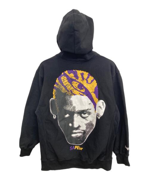 SAPEur（サプール）SAPEur (サプール) プルオーバーパーカー ブラック サイズ:XLの古着・服飾アイテム