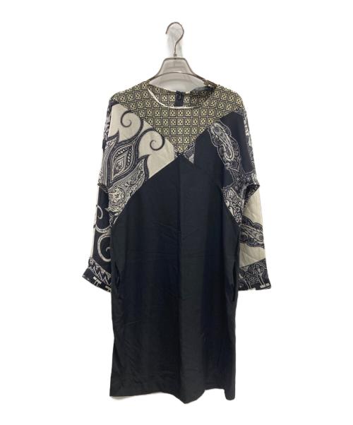 ETRO（エトロ）ETRO (エトロ) シルクワンピース ブラック サイズ:42の古着・服飾アイテム