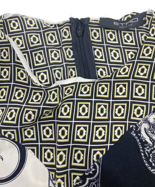 ETRO（エトロ）ETRO (エトロ) シルクワンピース ブラック サイズ:42の古着・服飾アイテム