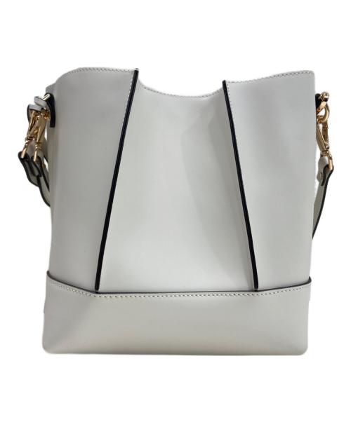 BARNEYS NEWYORK（バーニーズ・ニューヨーク）BARNEYS NEWYORK (バーニーズ・ニューヨーク) ショルダーバッグ アイボリーの古着・服飾アイテム