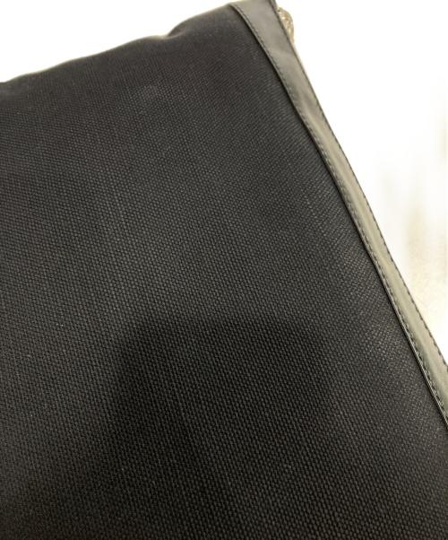BALENCIAGA（バレンシアガ）BALENCIAGA (バレンシアガ) キャンバスクラッチバッグ ブラックの古着・服飾アイテム