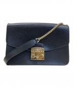 FURLAフルラ）の古着「メトロポリス チェーン ショルダーバッグ」｜ブラック