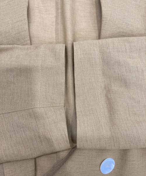 Loungedress（ラウンジドレス）Loungedress (ラウンジドレス) リネンライクシアージャケット カーキ サイズ:F 未使用品の古着・服飾アイテム