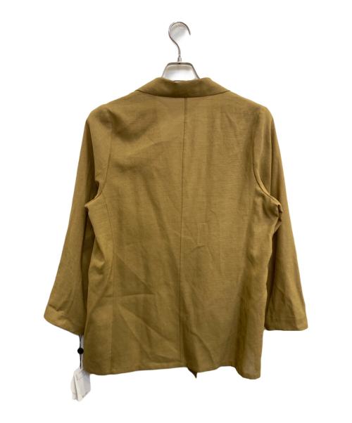 Loungedress（ラウンジドレス）Loungedress (ラウンジドレス) リネンライクシアージャケット カーキ サイズ:F 未使用品の古着・服飾アイテム