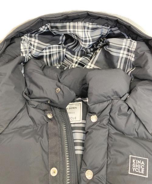 木梨サイクル（キナシサイクル）木梨サイクル (キナシサイクル) nano・universe (ナノ・ユニバース) NishikawaDown (ニシカワダウン) ダウンジャケット ブラック サイズ:Sの古着・服飾アイテム