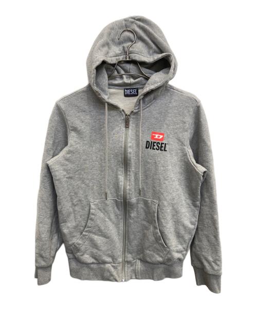 DIESEL（ディーゼル）DIESEL (ディーゼル) ジップパーカー グレー サイズ:Mの古着・服飾アイテム