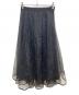 CELFORD（セルフォード）の古着「バリエチュールフレアスカート」｜ブラック