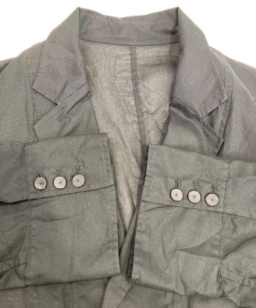 Adam et Rope（アダム エ ロペ）Adam et Rope (アダム エ ロペ) シアーコットンシャツジャケット ブラック サイズ:Freeの古着・服飾アイテム