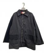 BEAMS BOYビームスボーイ）の古着「ハンティングディティールビッグコート」｜ブラック