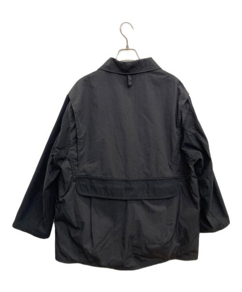 BEAMS BOY（ビームスボーイ）BEAMS BOY (ビームスボーイ) ハンティングディティールビッグコート ブラック サイズ:Freeの古着・服飾アイテム