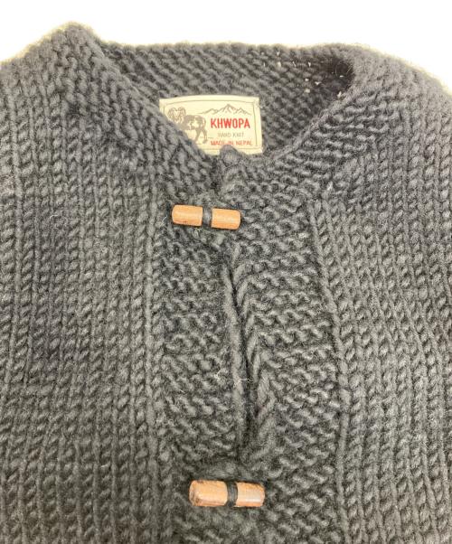 URBAN RESEARCH DOORS（アーバンリサーチドアーズ）URBAN RESEARCH DOORS (アーバンリサーチドアーズ) ネパールニットベスト ブラック サイズ:記載なしの古着・服飾アイテム