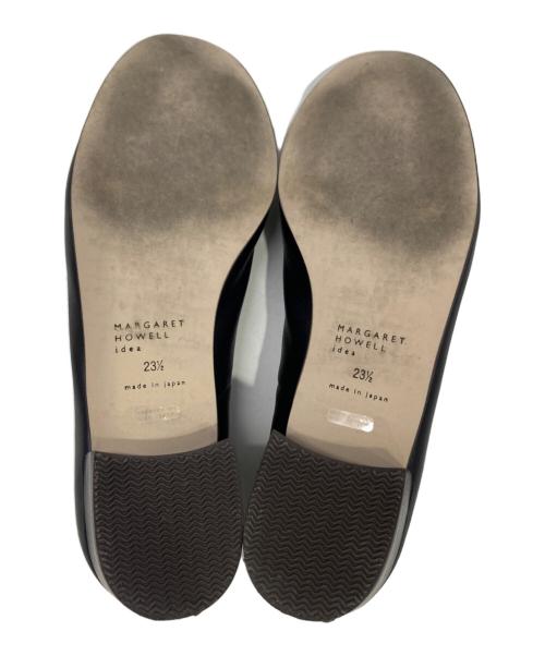 MARGARET HOWELL idea（マーガレット ハウエル アイディア）MARGARET HOWELL idea (マーガレット ハウエル アイディア) リボンパンプス ブラック サイズ:23.5cmの古着・服飾アイテム