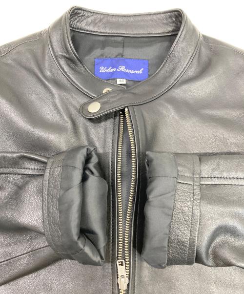 URBAN RESEARCH（アーバンリサーチ）URBAN RESEARCH (アーバンリサーチ) シングルライダースジャケット ブラック サイズ:40の古着・服飾アイテム