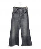 motherマザー）の古着「フレアデニムパンツ」｜グレー