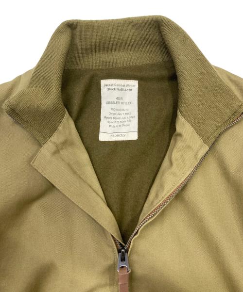 inspector（インスペクター）inspector (インスペクター) タンカースジャケット カーキ サイズ:40Rの古着・服飾アイテム