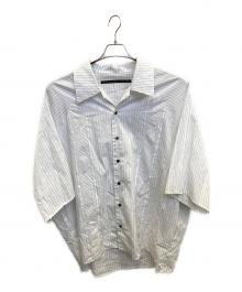 My Beautiful Landlet（マイビューティフルランドレット）の古着「POPLIN SHORT SLEEVE SHIRTS」｜ホワイト