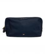 ANYA HINDMARCHアニヤ・ハインドマーチ）の古着「コスメポーチ」｜ブラック