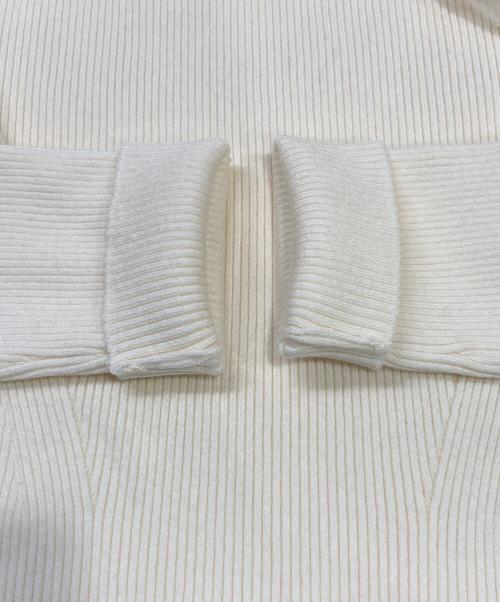 FRAY ID（フレイ アイディー）FRAY ID (フレイ アイディー) 2wayチュールコンビオフショルニット アイボリー サイズ:FREEの古着・服飾アイテム