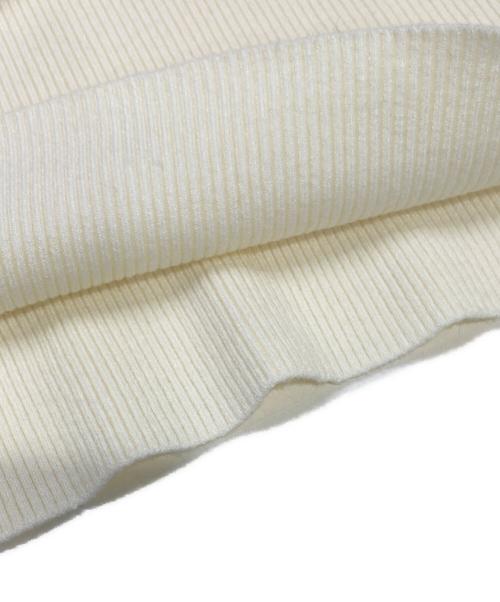 FRAY ID（フレイ アイディー）FRAY ID (フレイ アイディー) 2wayチュールコンビオフショルニット アイボリー サイズ:FREEの古着・服飾アイテム