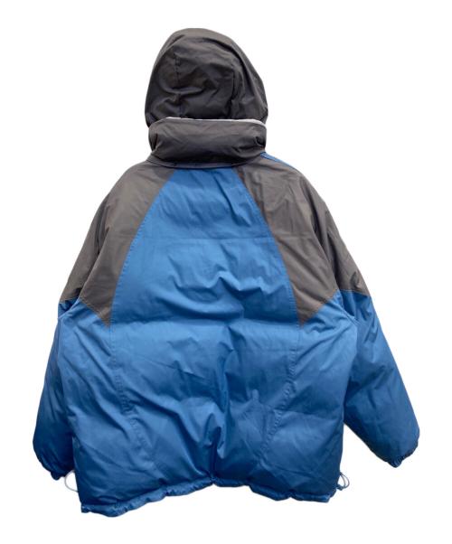 adidas（アディダス）adidas (アディダス) リバーシブルダウンジャケット グレー×ブルー サイズ:2XLの古着・服飾アイテム