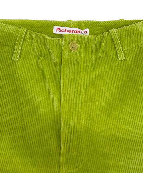 Richardson（リチャードソン）Richardson (リチャードソン) コーデュロイパンツ 黄緑 サイズ:Mの古着・服飾アイテム