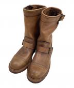 RED WINGレッドウィング）の古着「エンジニアブーツ」｜ブラウン