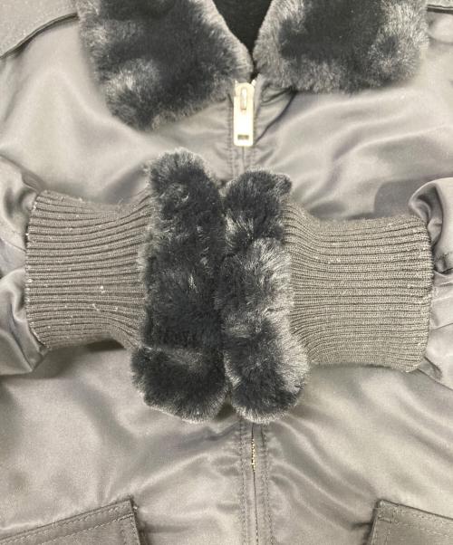 DIESEL（ディーゼル）DIESEL (ディーゼル) フライトジャケット ブラック サイズ:Mの古着・服飾アイテム