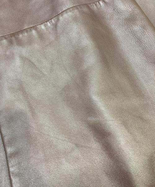 DAMA collection（ダーマコレクション）DAMA collection (ダーマコレクション) ラムレザーコート ブラウン サイズ:9ARの古着・服飾アイテム