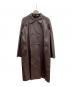 DAMA collection（ダーマコレクション）の古着「ラムレザーコート」｜ブラウン
