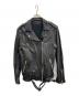 sisii（シシ）の古着「レザージャケット」｜ブラック