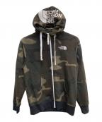 THE NORTH FACEザ ノース フェイス）の古着「ノベルティリアビューフルジップフーディ」｜ブラウン×グリーン