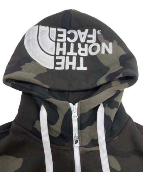 THE NORTH FACE（ザ ノース フェイス）THE NORTH FACE (ザ ノース フェイス) ノベルティリアビューフルジップフーディ ブラウン×グリーン サイズ:Sの古着・服飾アイテム