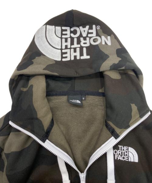 THE NORTH FACE（ザ ノース フェイス）THE NORTH FACE (ザ ノース フェイス) ノベルティリアビューフルジップフーディ ブラウン×グリーン サイズ:Sの古着・服飾アイテム