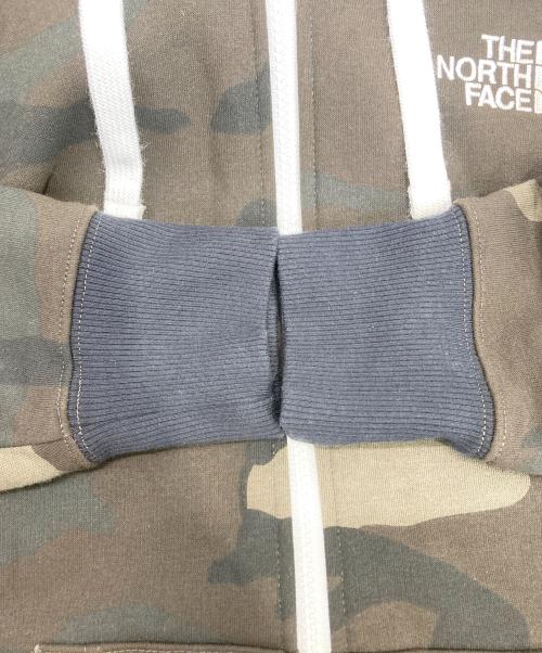 THE NORTH FACE（ザ ノース フェイス）THE NORTH FACE (ザ ノース フェイス) ノベルティリアビューフルジップフーディ ブラウン×グリーン サイズ:Sの古着・服飾アイテム
