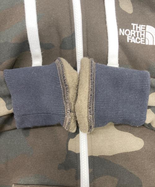 THE NORTH FACE（ザ ノース フェイス）THE NORTH FACE (ザ ノース フェイス) ノベルティリアビューフルジップフーディ ブラウン×グリーン サイズ:Sの古着・服飾アイテム